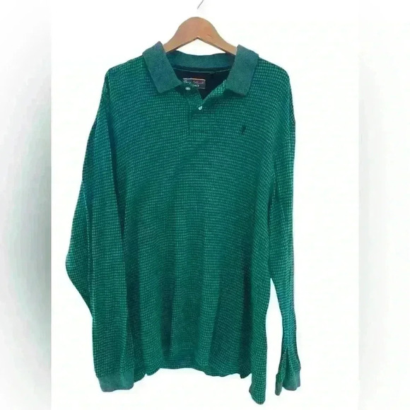 Payne Stewart Legacy Other - Payne Stewart Legacy Green Long Sleeve Green Men's Golf Polo Size XL